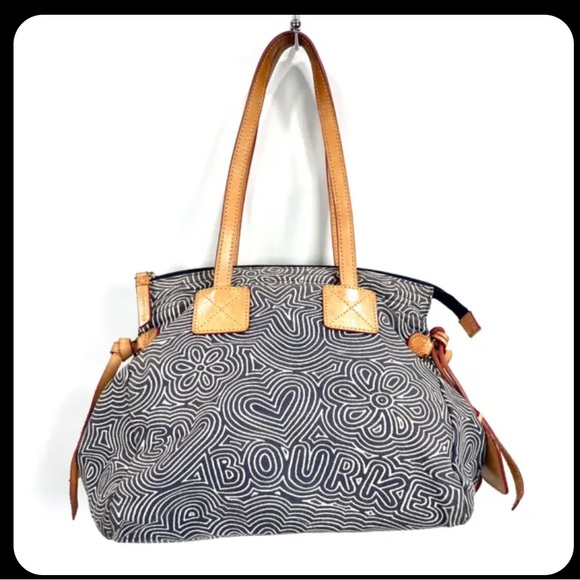 *sold* Dooney & Bourke Doodle Swirl Shoulder Bag - Picture 10 of 15